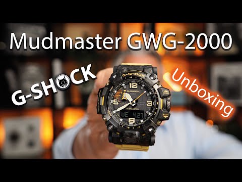 Casio G-SHOCK Mudmaster GWG-2000-1A5ER Test & Unboxing - 4K - www.watchdavid.de