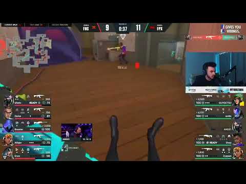 Tarik reaction to FPX Suygetsu insane ACE against FNATIC in VCT front of crowd