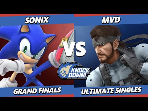 Knockdown 86 GRAND FINALS - Sonix (Sonic) Vs. MVD (Snake) Smash Ultimate - SSBU