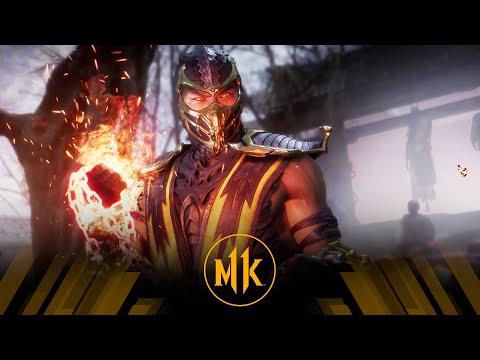 Mortal Kombat 11 - Scorpion Vs Shang Tsung and Shao Kahn