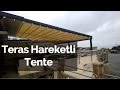 Teras Hareketli Tente Teras Üstü Hareketli Tente Kapatma