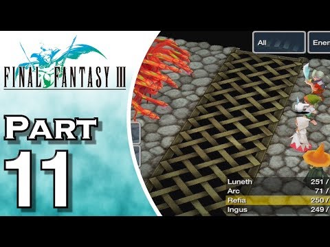 Let's Play Final Fantasy III iOS (Gameplay + Walkthrough) Part 11 - Medusa