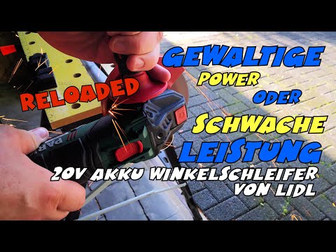 Im Einsatz: LIDL - PARKSIDE® 20V Akku-Winkelschleifer PWSA 20-Li