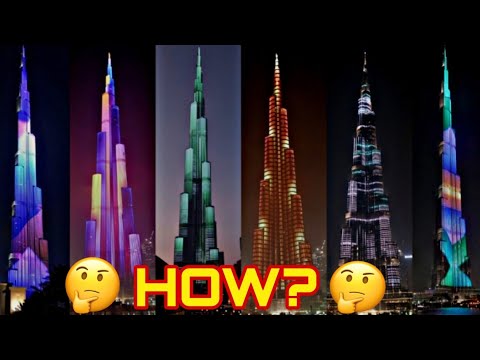 How did they light up the Burj Khalifa? | Facade Lighting Technology | TECH & ENGINEERING
