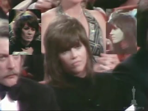 Jane Fonda winning Best Actress | 44th Oscars (1972)