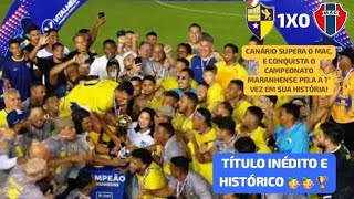 Iape 1X0 Maranhão - Campeonato Maranhense 2026 | Final (Volta).