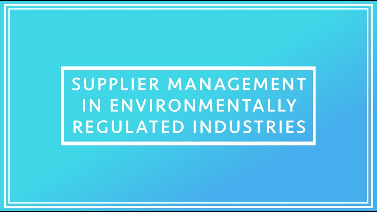 FreeQMS Experts: Environmentally Regulated Supplier Management | Baylin Herington of Immune