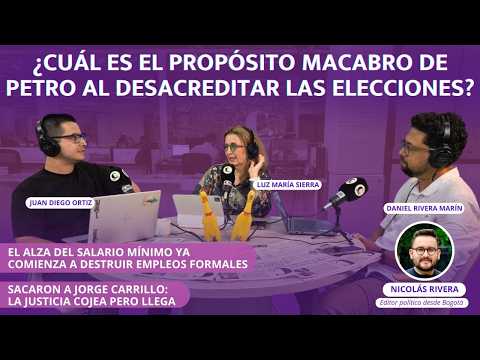 What is Petro's sinister purpose in discrediting the elections?