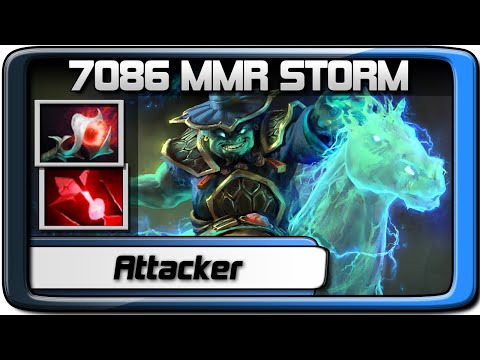 Dota 2 | Epic Attacker Storm Spirit 7086 MMR "Classic Orchid" Pro Gameplay