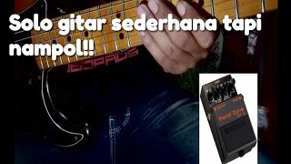Download lagu Hang Pi Mana - Khalifah (soundtrack Upin dan Ipin) guitar solo tutorial   setting efek mp3