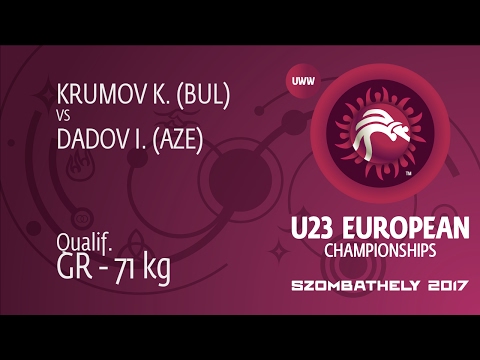 Qual. GR - 71 kg: I. DADOV (AZE) df. K. KRUMOV (BUL) by TF, 12-0