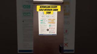 NCL Escape cruise ship interior cabin tour! #cruisetour #cruise #ncl #norwegian #solotravel