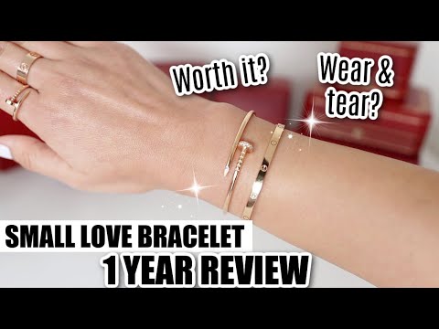 Cartier Love Bracelet Pequena avaliação de 1 ano *Ainda recomendo?*