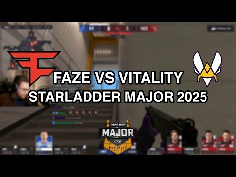 Ohnepixel | FAZE vs VITALITY | STARLADDER BUDAPEST MAJOR 2025 | GRAND FINALS | FULL VOD