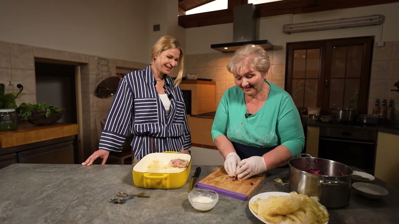 Video recept Plnené kapustné listy s cviklovým rizotom Na chalupe EPI 14 Jar 2026