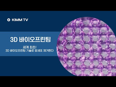 NK 면역세포 기능 향상하는 3D 바이오프린팅 기술