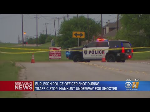 Search For 3 Suspects After Burleson PD Officer Shot 'Multiple' Times