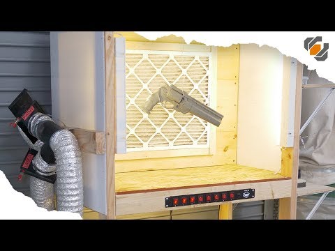 How to Make a Custom Paint Booth with Filter & Lights!