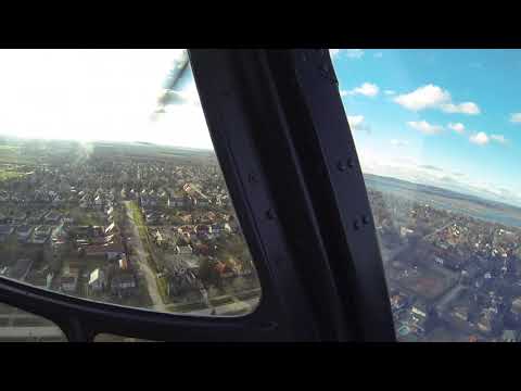 Bell 206 JetRanger HA-FLZ cockpit. (Heliport parking HA-FLY)(video: Dányádi Marcel)