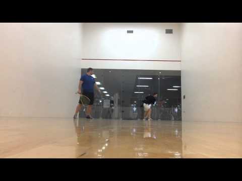 Tennis players are bad at racquetball