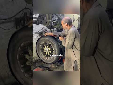 Así Se Restauran Neumáticos en Pakistán 🔥#repair #recycling #tires #fyp