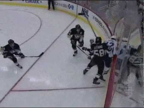 NHL Playoffs - Brooks Orpik Nails Steven Stamkos (April 13 2011)