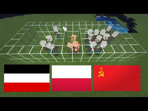 world war 2 portrayed by minecraft