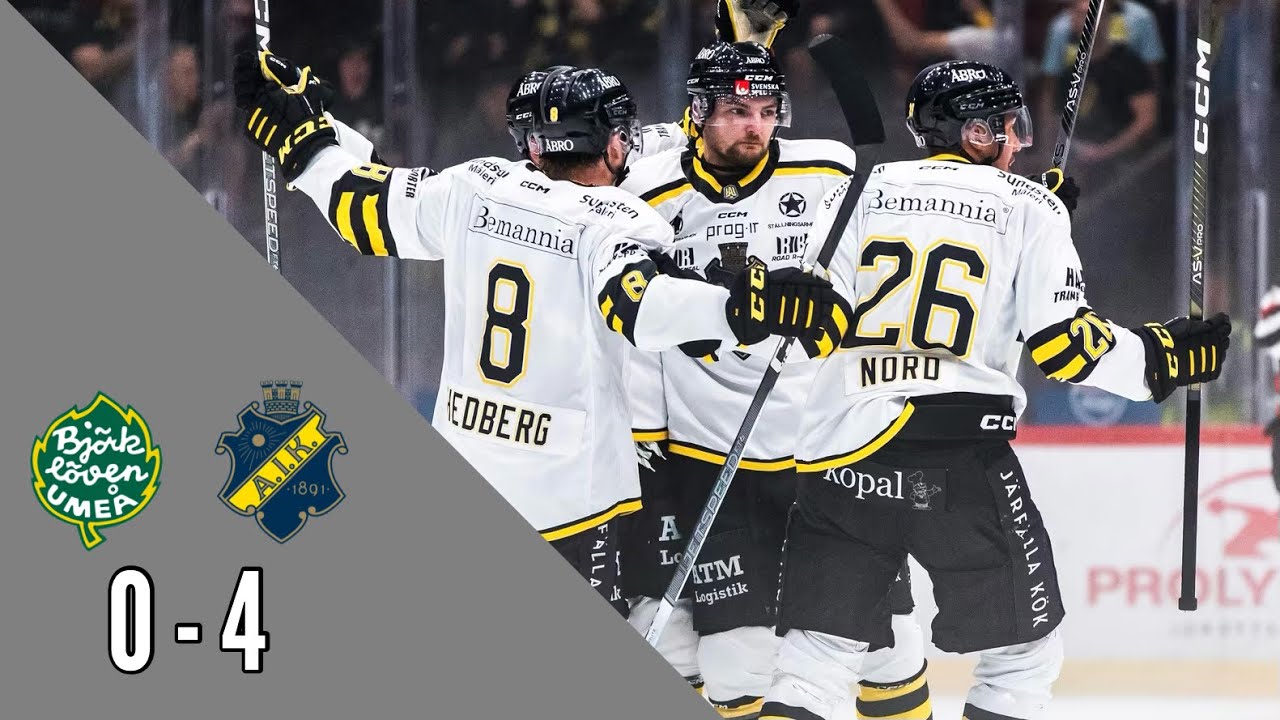 IF Björklöven - AIK | Höjdpunkter | Hockeyallsvenskan 23/24 Omgång 51