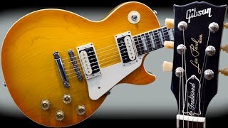 Video thumbnail for Check out the Grain on This! | 2016 Gibson Les Paul Traditional Plain Top Zebra Lemon Burst | Review by The Trogly's Guitar Show
