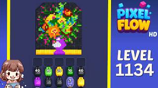 Pixel Flow Level 1134 Solution Walkthrough