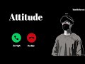 Attitude Ringtone 📞 BGM New Trending Viral Phone Ringtone 🥵 Popular Tone 🤙