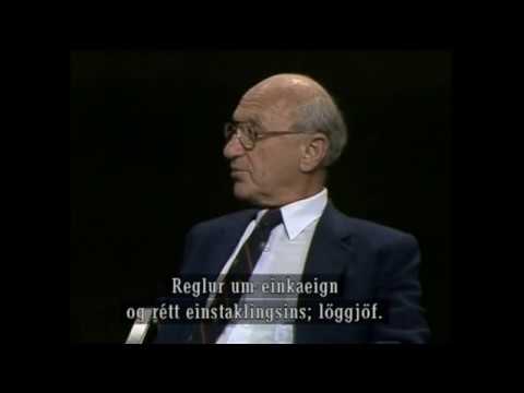 Milton Friedman - The role of government in Ideal Society