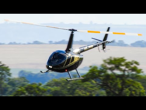Aproximação e pouso do Robinson R66 Turbine PR-DDR no Aeroporto Municipal de Patos de Minas - SNPD