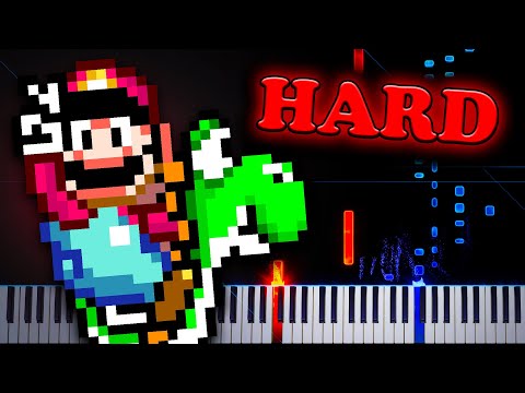 Castle Theme (from Super Mario World) - Piano Tutorial
