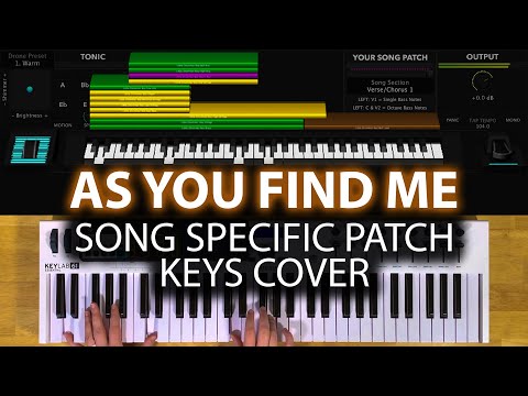 As You Find Me MainStage patch keyboard cover- Hillsong United