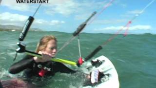 KITEBOARDING LESSONS - How to Waterstart