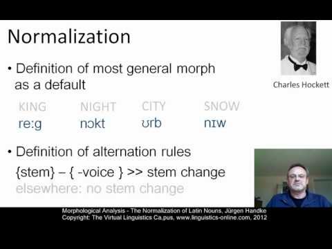 MOR106 - Morphological Analysis (Latin)