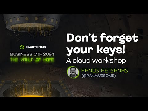 HTB Business CTF 2024 - Don't forget your keys! by panawesome
