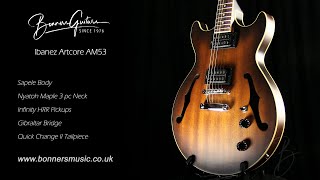 Video thumbnail for Ibanez Artcore AM53 by Bonners Guitar Store