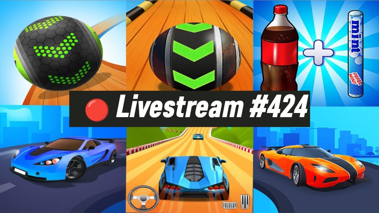 🔴 Going Balls, Smile Rush, Race Master 3D, Ball Run 2048, Sandwich Runner Livestream #424