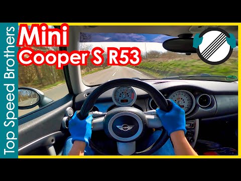 MINI COOPER S R53 170HP (2005) | 4K TEST DRIVE POV, ACCELERATION & SEND IT #TopSpeedBrothers