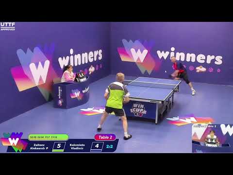WINners CUP table 2  22.01 Zaitsev Aleksandr P - Kolomiets Vladimir   15:00
