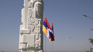 Արցախի անկախության օրը Եռաբլուրում օծվել եւ բացվել է «Արցախի կանչը» հուշակոթողը