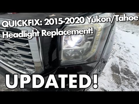 QUICKFIX: GMC Yukon/Sierra & Chevy Tahoe/Silverado HID Headlight Replacement for 2015-2020 Models