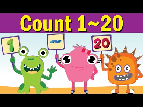 Let's Count 1-20 | Number Song 1-20 for Children | Fun Kids English