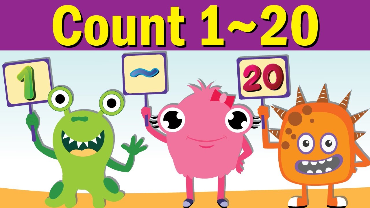 Let's Count 1-20 | Number Song 1-20 for Children | Fun Kids English