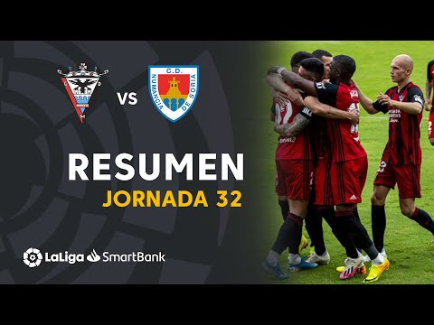 Resumen de CD Mirandés vs CD Numancia (2-1)