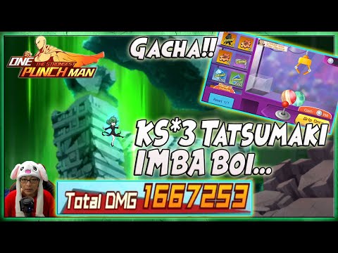 🔥 AUTO IMBA!! GACHA KeepSake *3 TATSUMAKI ❤️ Bisa 1,6JUTA Dmg!! ONE PUNCH MAN The Strongest