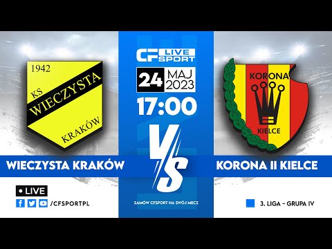 3 liga na żywo: Wieczysta Kraków - Korona II Kielce [TRANSMISJA WIDEO]