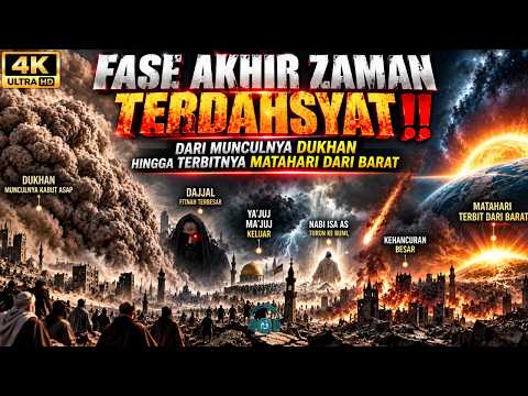 FASE AKHIR ZAMAN TERDAHSYAT‼️ Dari Munculnya Dukhan hingga Terbitnya Matahari dari Barat